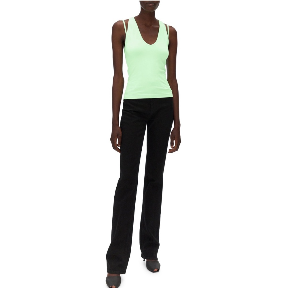 ⭐️ HELMUT LANG ⭐️MULTI-STRAP TANK TOP COLOR PINE FROST SIZE: XS/S - Picture 6 of 7